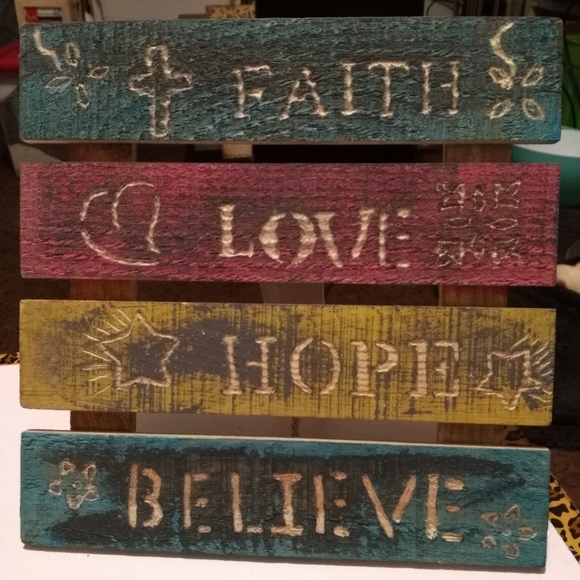Faith, Love, Hope, Believe - Picture 1 of 1